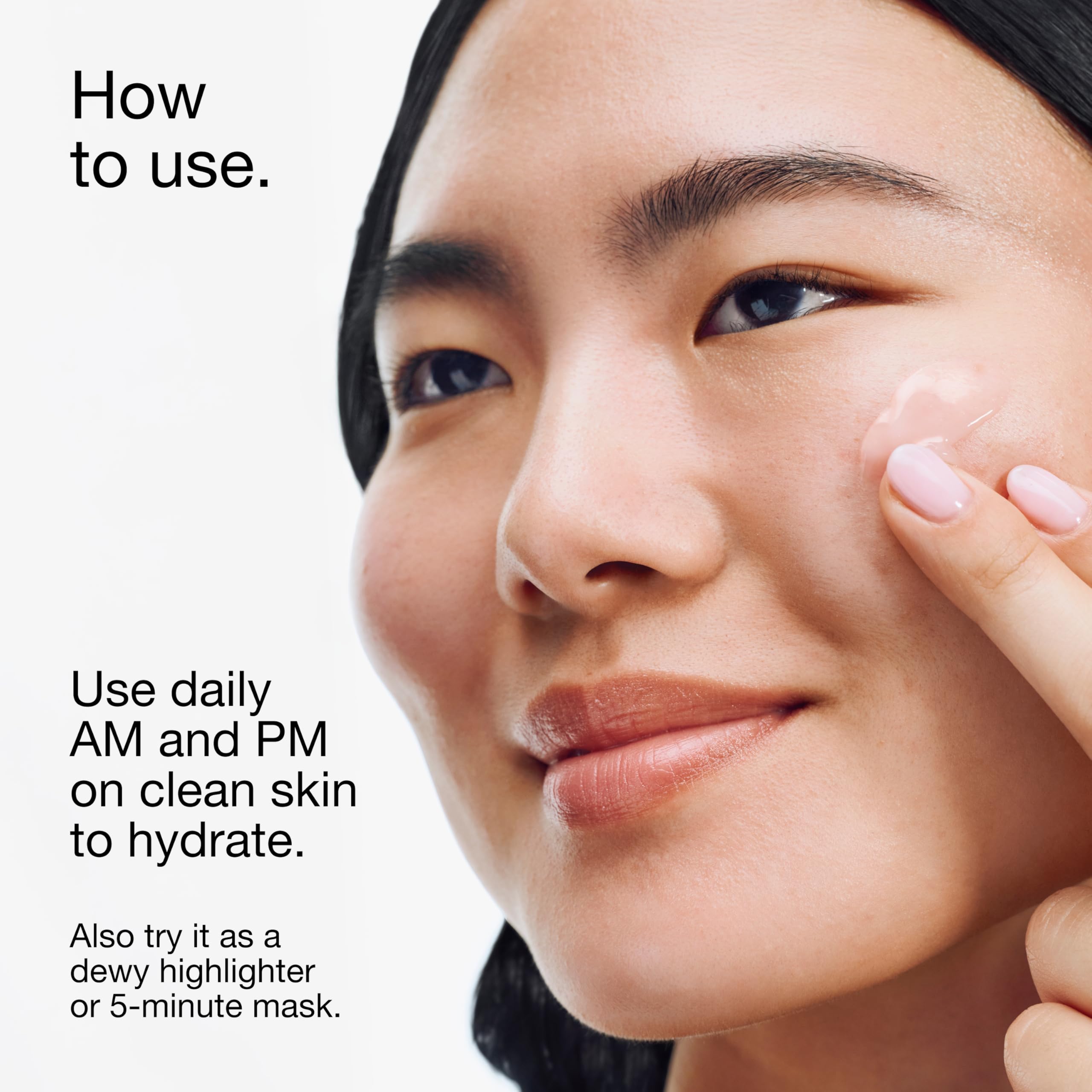 Clinique product beside ruler showing the 2.5 fl oz scale