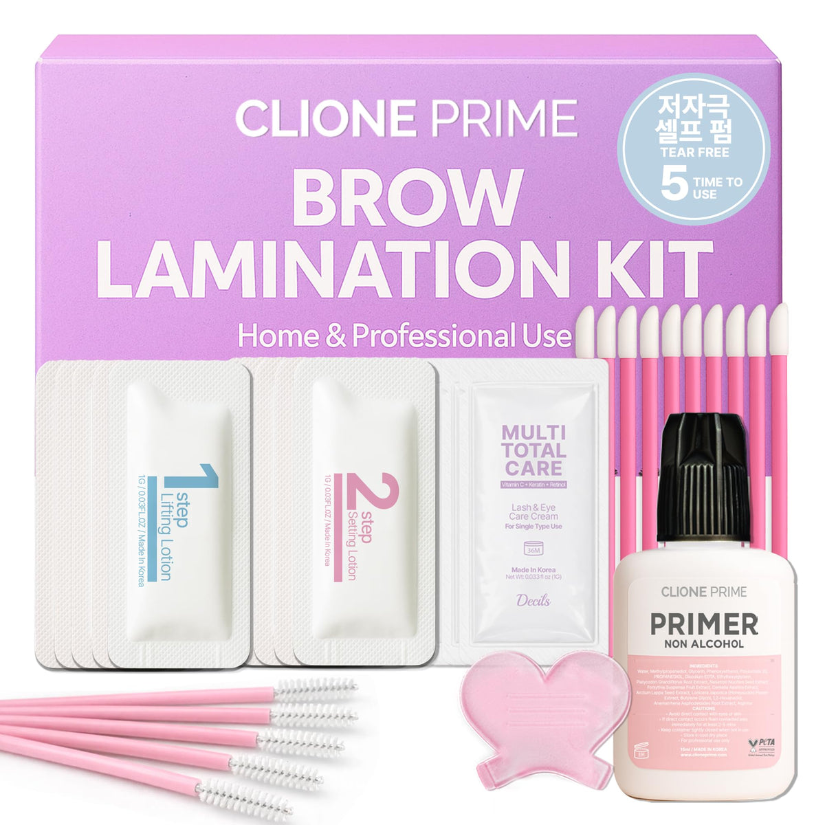 CLIONE PRIME front packaging showing kit and benefits of convenience
