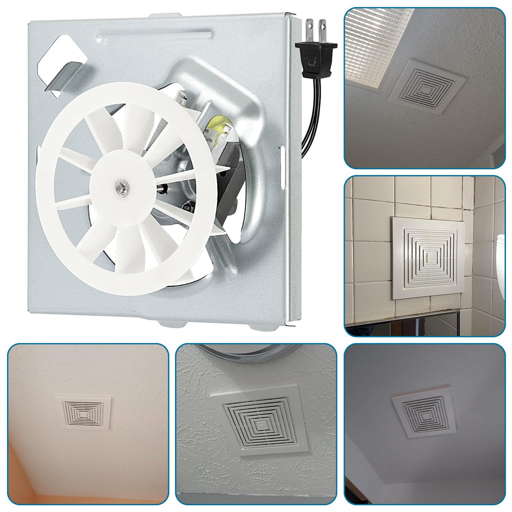 CLLOMAGY installed under bathroom grille showing faster steam removal benefit