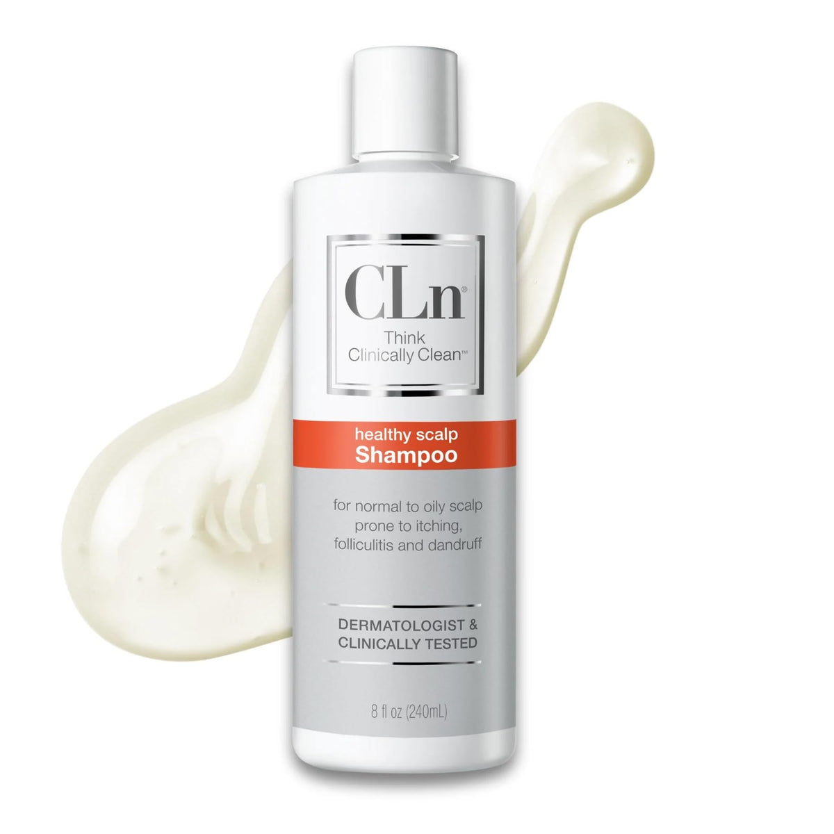 CLn front bottle showing clear label and product benefit