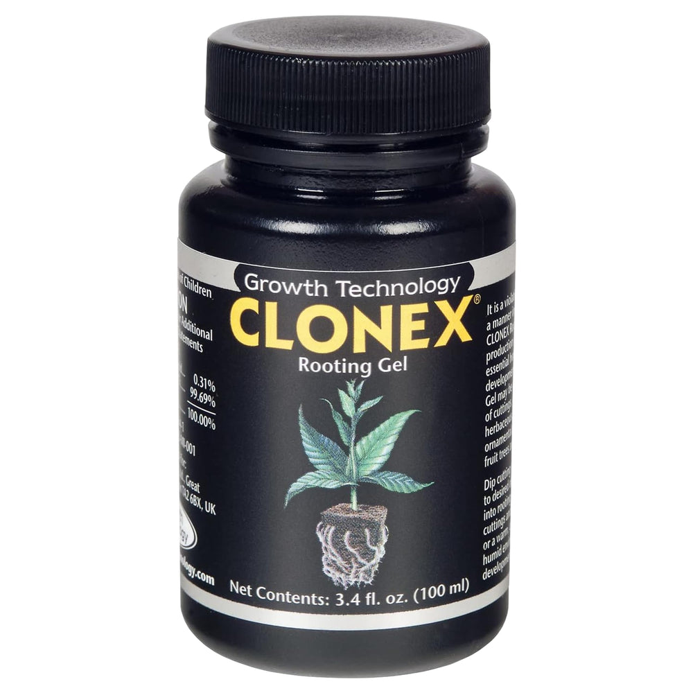 Clonex bottle front label showing product and clear usage benefit