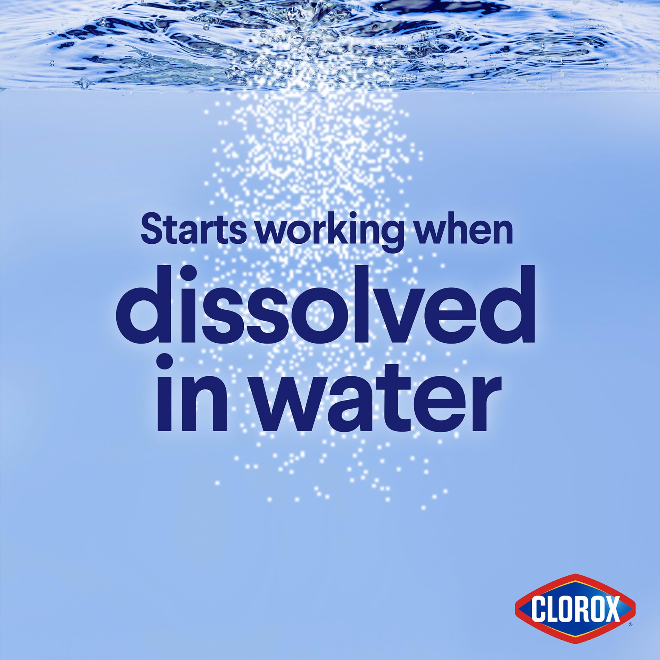Clorox used on kitchen counter for reliable surface cleaning and bright finish