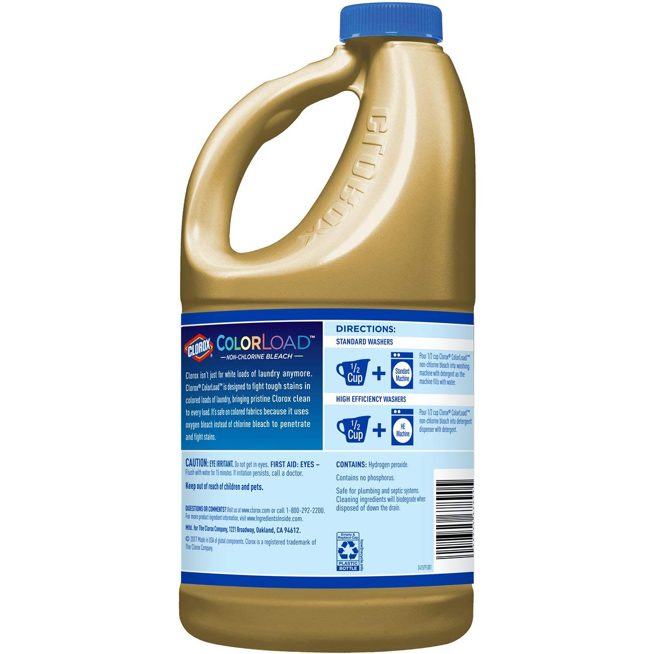 Clorox ColorLoad measuring cap close-up for accurate dosing and convenience