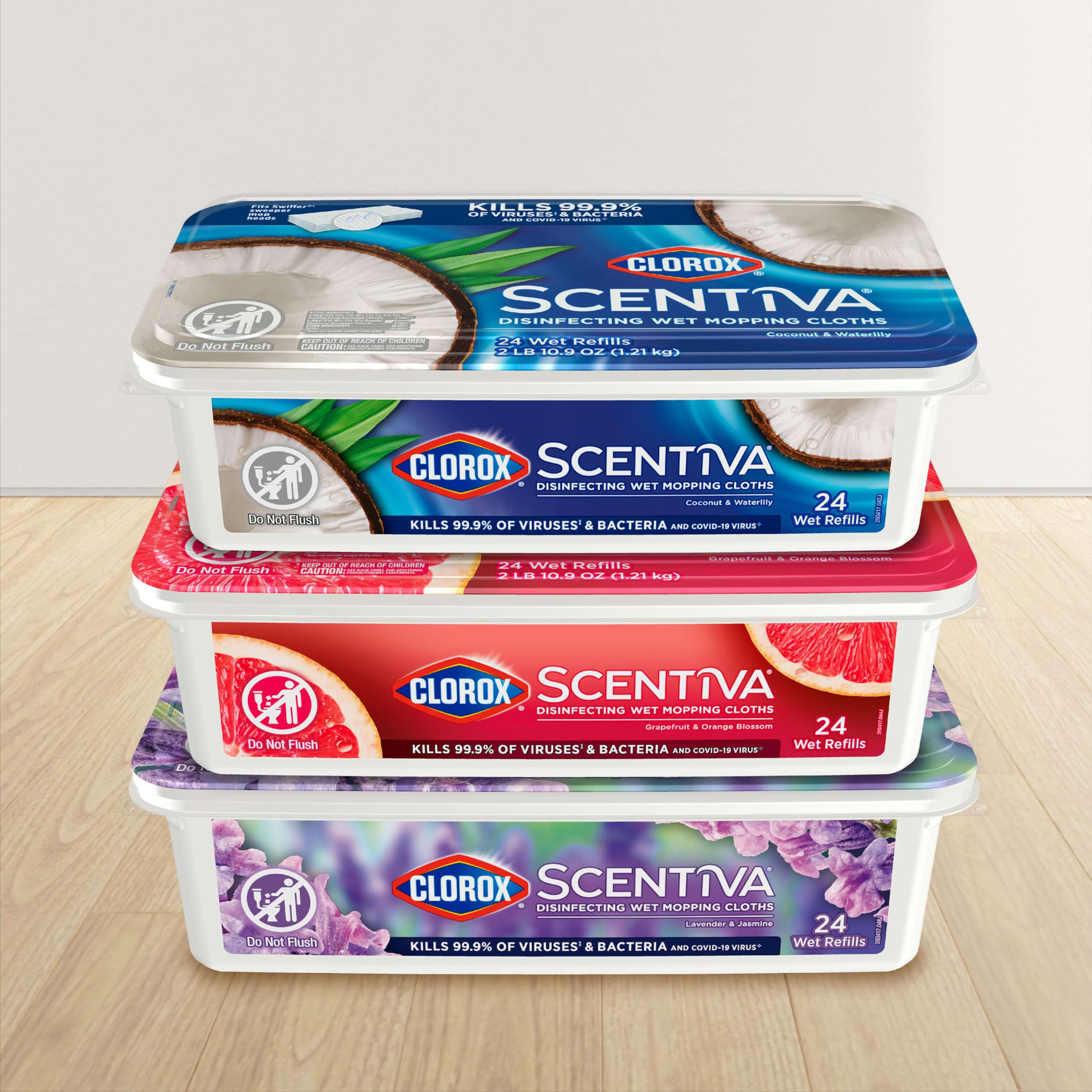 Clorox Scentiva lifestyle photo of a bright room evoking the coconut waterlily aroma