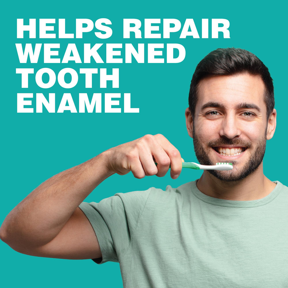 CloSYS brushing demonstration on teeth to show gentle daily use