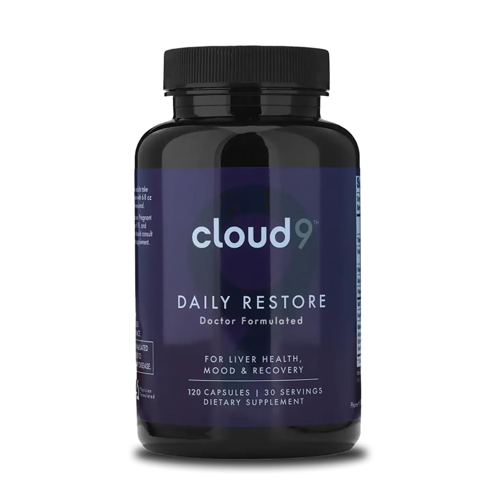 CLOUD9 BY REBOUND front bottle view showing supplement and brand support