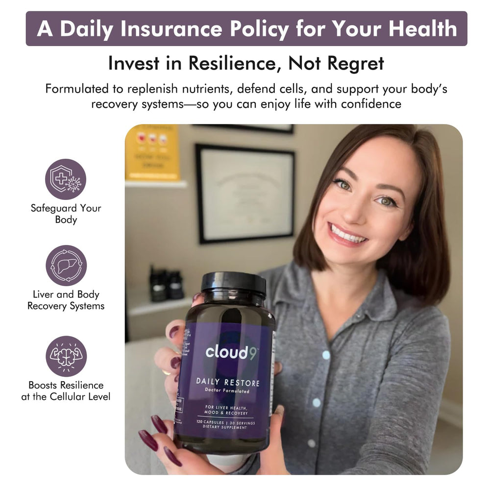 CLOUD9 BY REBOUND label and nutrition facts for transparent ingredient benefits