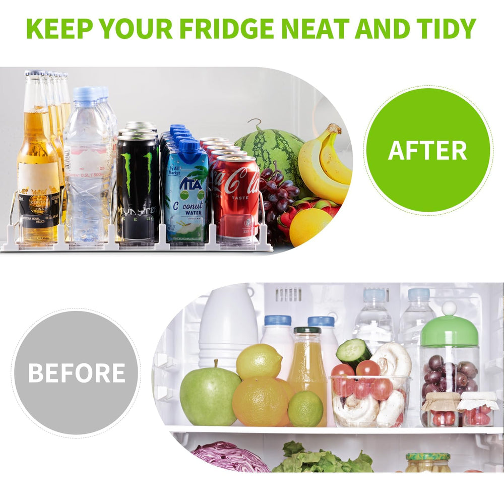 Coanto placed inside refrigerator demonstrating neat visible beverage benefit