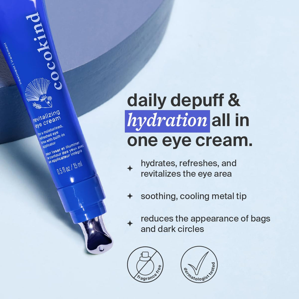 Cocokind metal applicator close-up offering cooling and hygienic application
