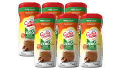 Coffee‑Mate front packaging showing hazelnut flavor and zero sugar benefit
