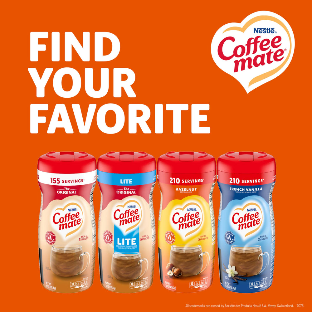 Coffee Mate canister at office coffee station for workplace stocking benefit