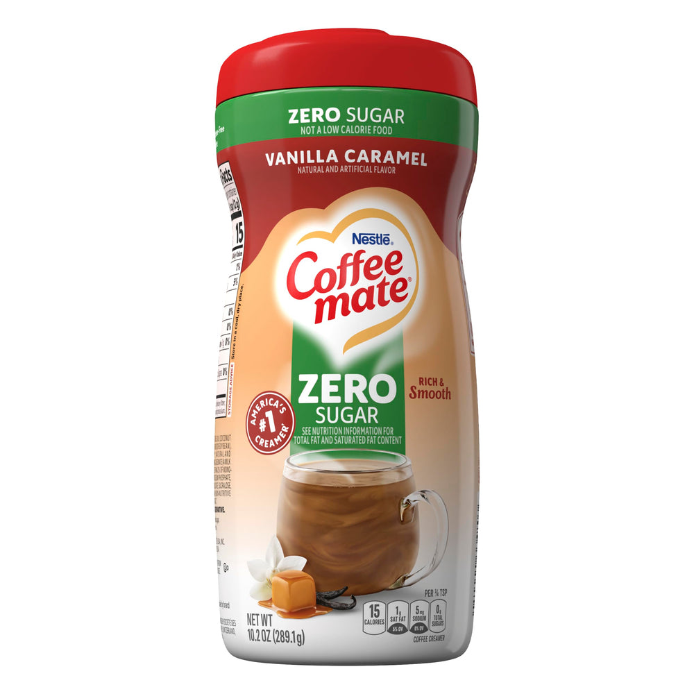 Coffee-mate size comparison next to spoon showing portion control advantage