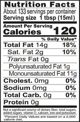 Close-up of Colavita label detail highlighting certification and origin