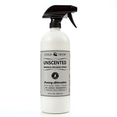 Cold Iron front bottle view showing unscented plant-based formula benefit