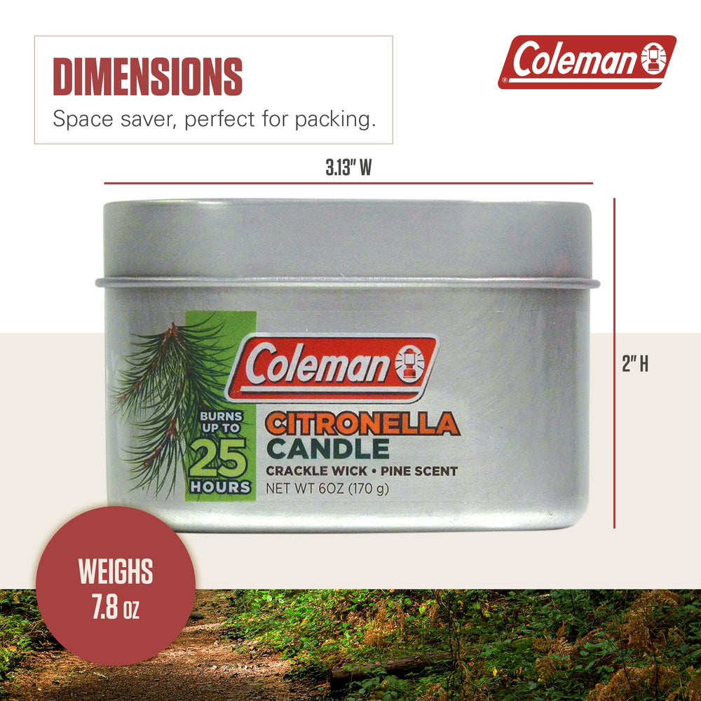 Coleman camping lifestyle evening creating fragrant, bug-reduced ambiance