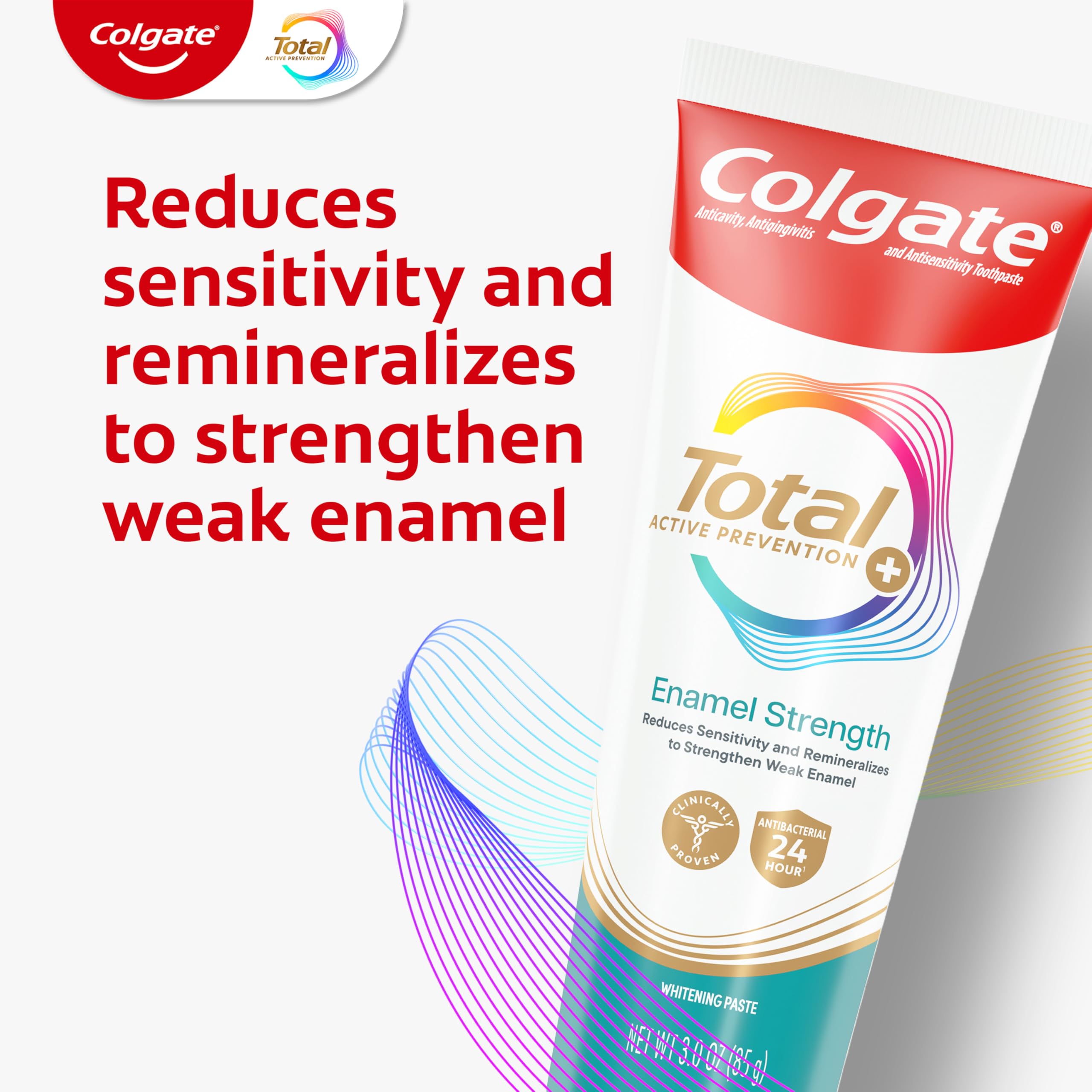 Colgate back label close-up with ingredient and usage details