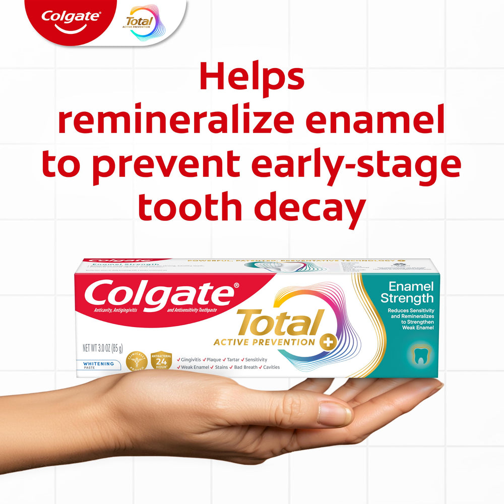 Colgate tube on bathroom sink for everyday routine convenience