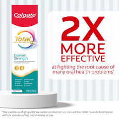 Colgate tube open showing peppermint paste, easy application benefit