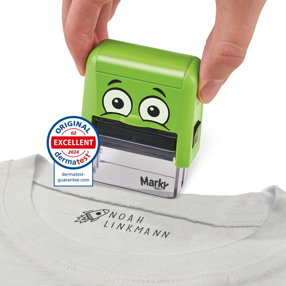 COLOP Marky ink pad detail highlighting long-lasting ink for many clear impressions