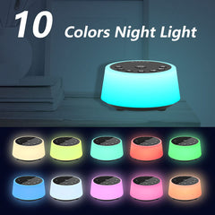 Color Noise control panel close-up showing large buttons for easy operation