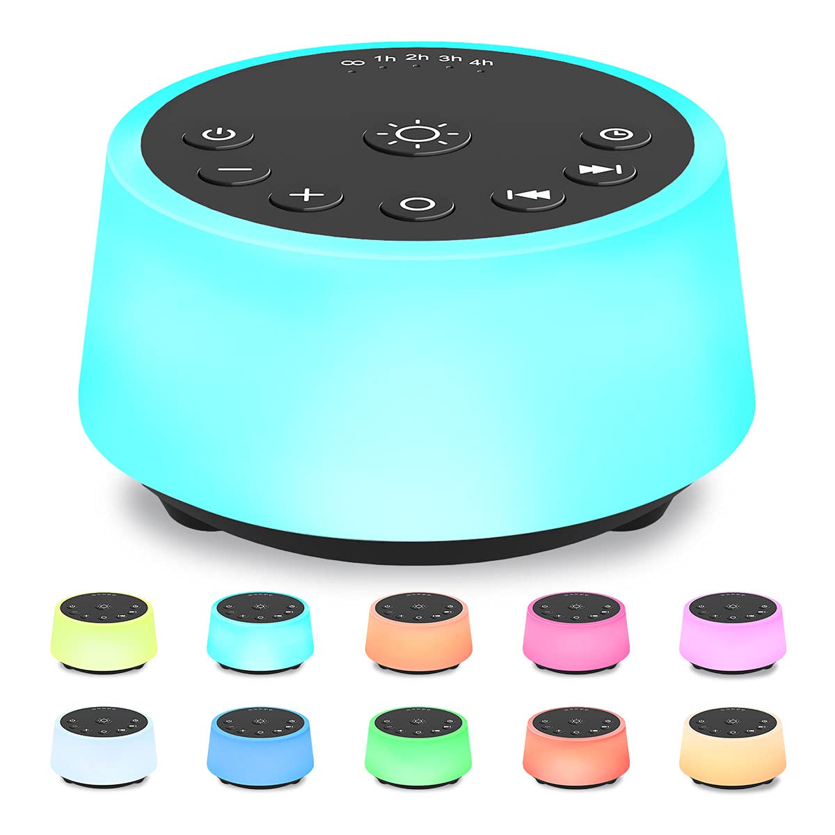 Color Noise front view showing compact design and speaker for better sleep