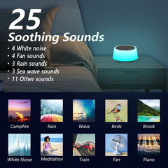 Color Noise night light colors display offering customizable ambient lighting