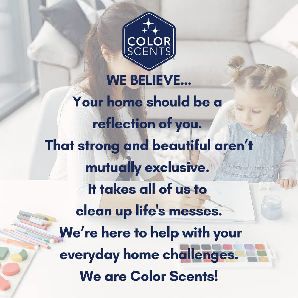 Color Scents liner visible on kitchen counter indicating discreet decor complement