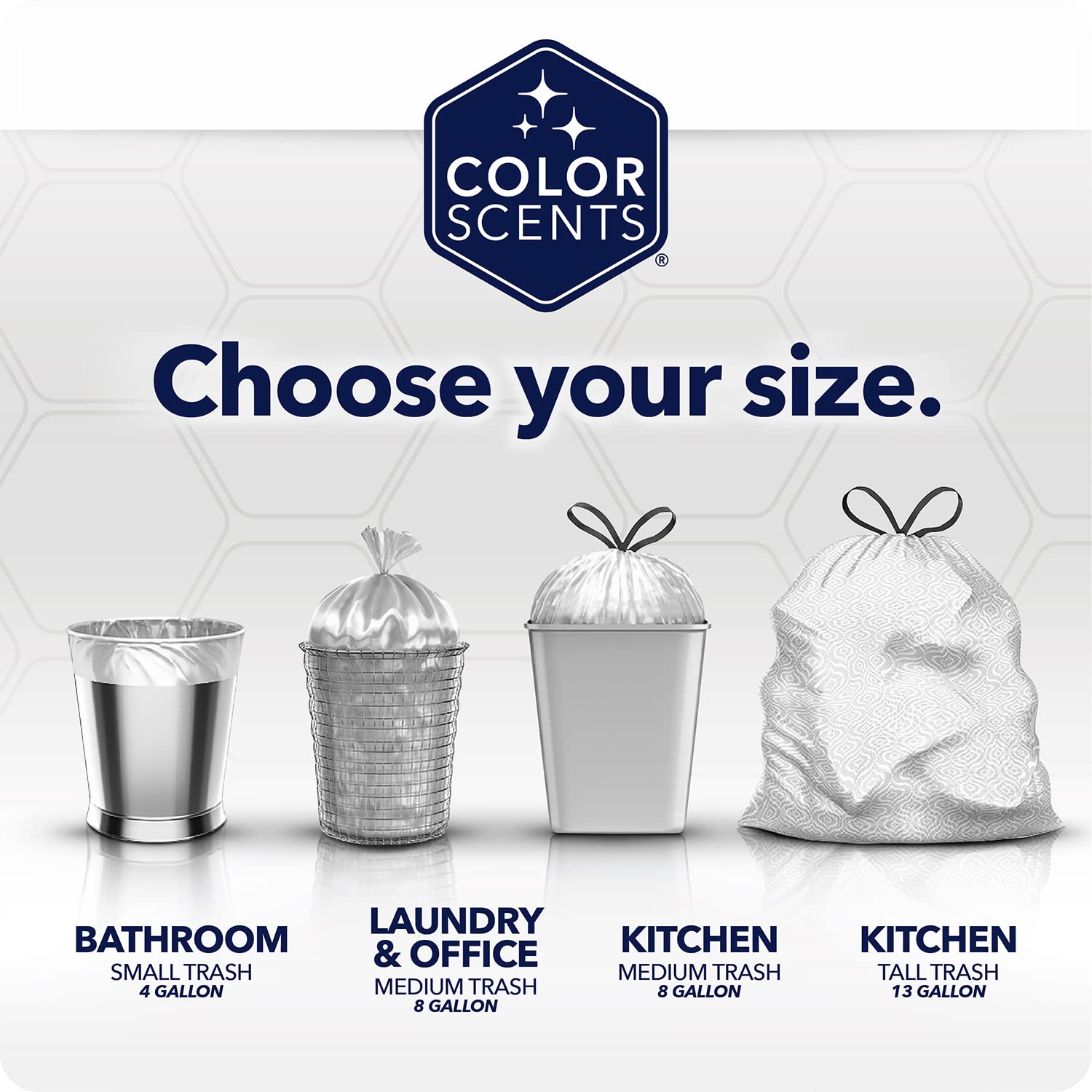Color Scents label showing Simply Clean scent and antimicrobial product protection