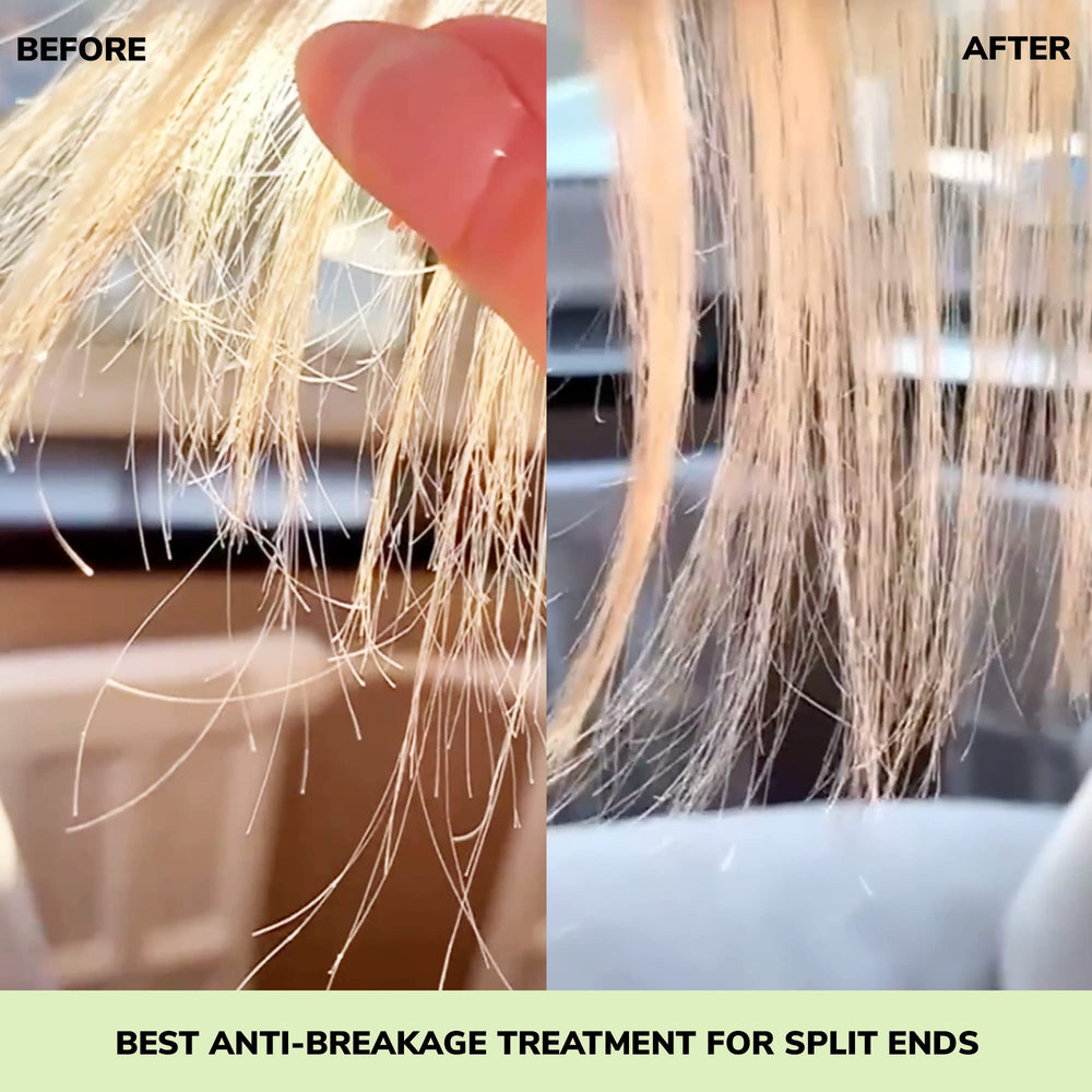 COLOR WOW applied to damp hair before blow‑dry demonstrating heat activation protection