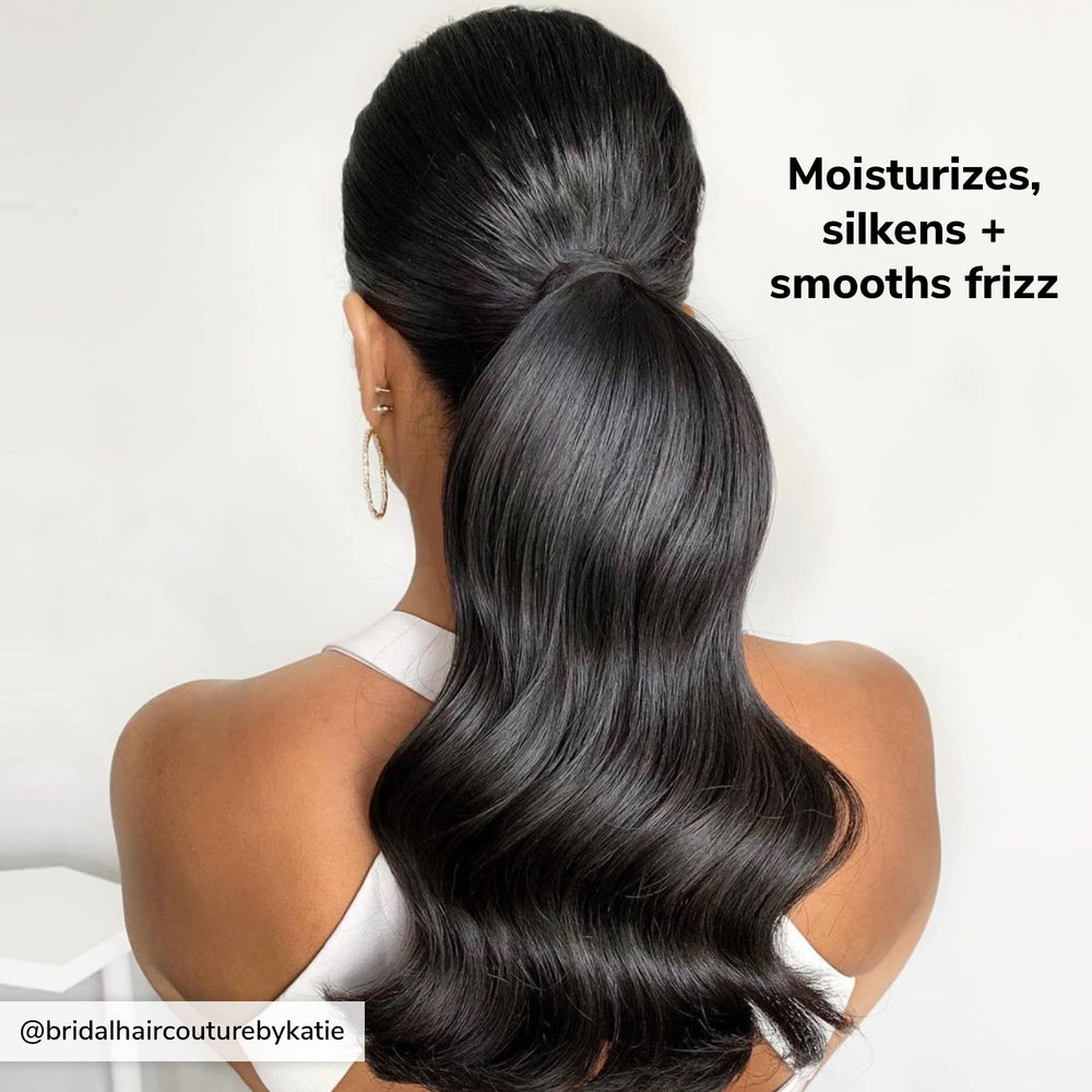 COLOR WOW application on wet hair demonstrating smoothing and detangling