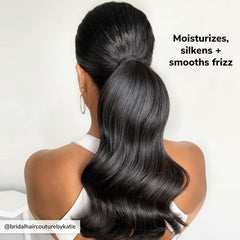 COLOR WOW application on wet hair demonstrating smoothing and detangling