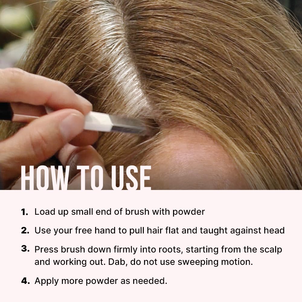 COLOR WOW before and after hairline image showing fuller-looking roots