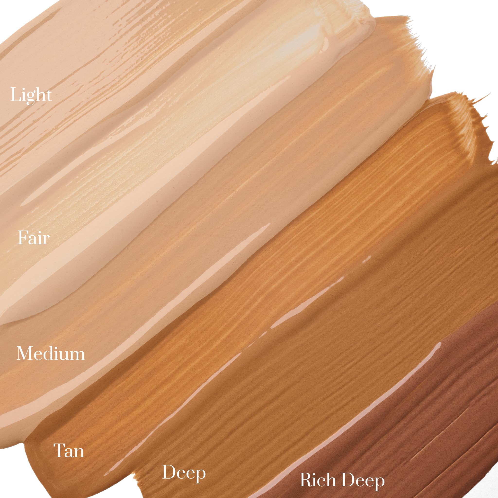 Colorescience applied with brush demonstrating seamless blending benefit