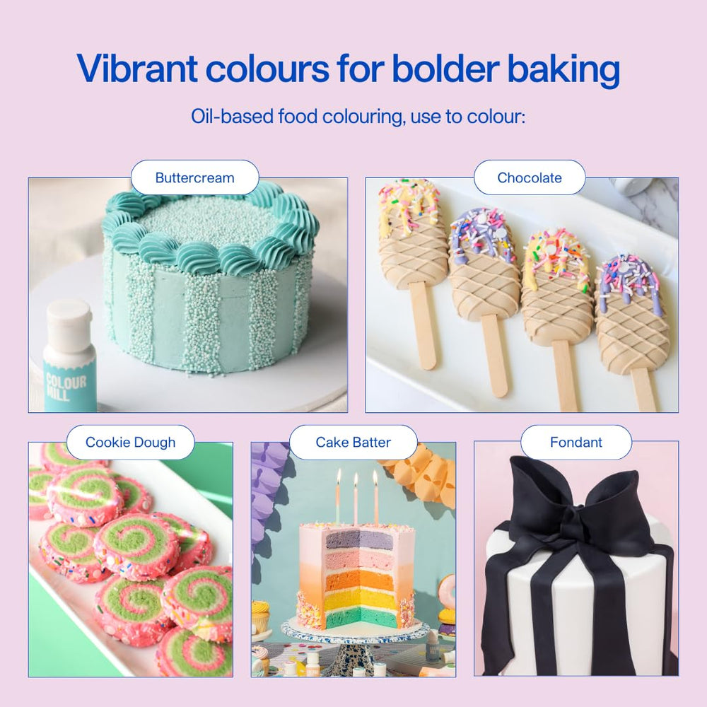Colour Mill painted on fondant showing detail work and vibrant coverage benefit