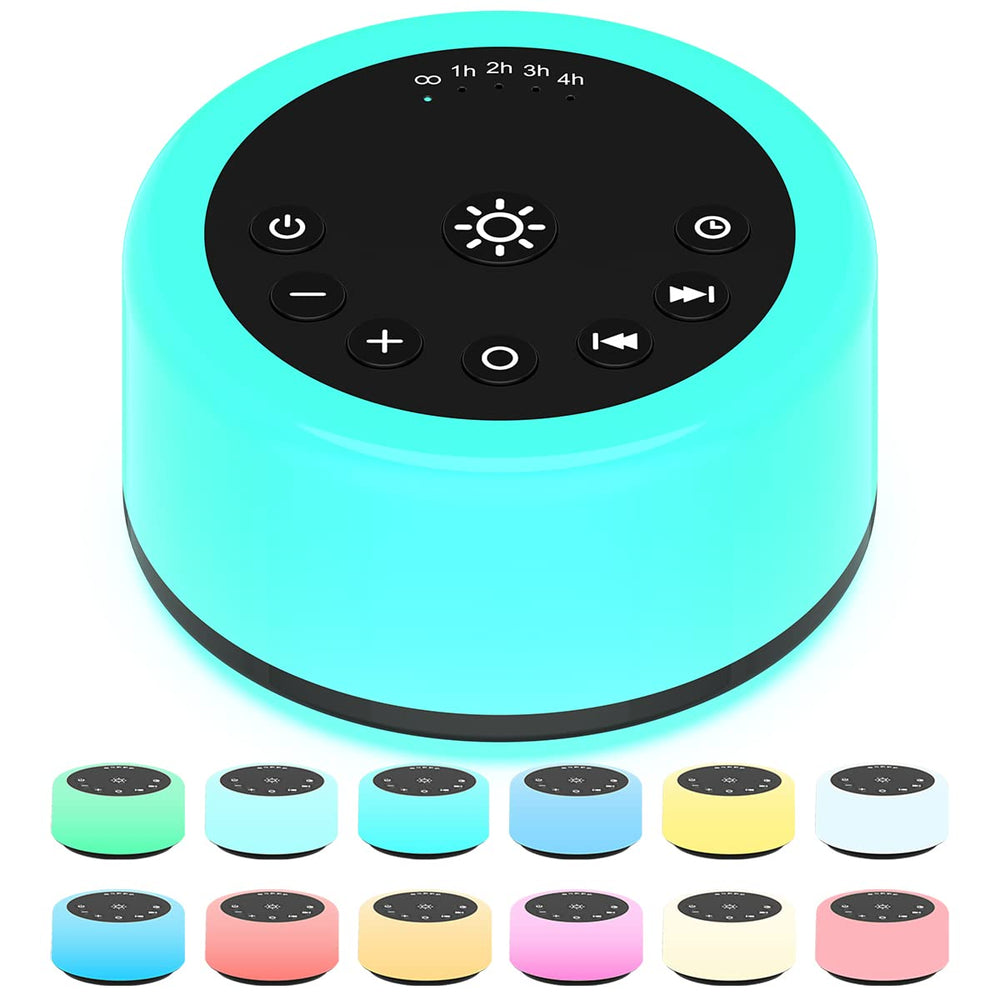 ColourNoise Soother front view showing display and compact design for easier placement