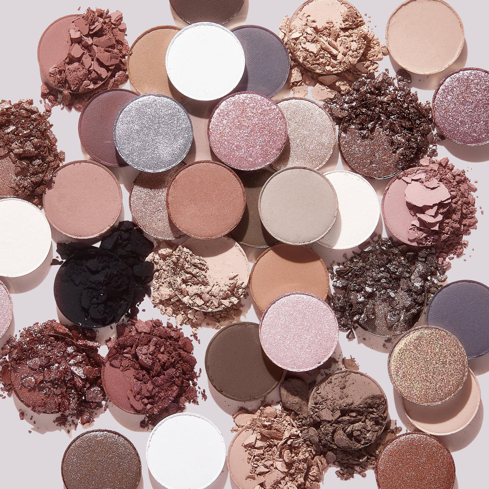 ColourPop Stone Cold Fox open palette front view displaying cool toned finishes benefit