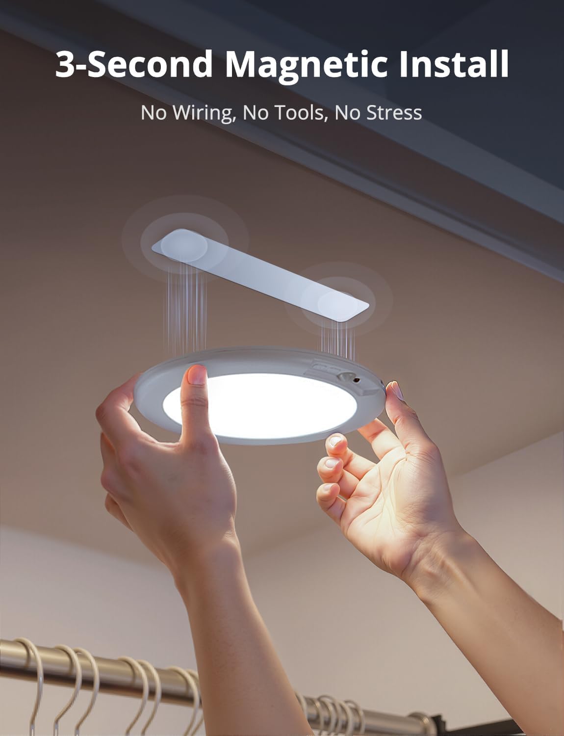 Combuh installed in shower showing waterproof use and safe damp-area lighting benefit
