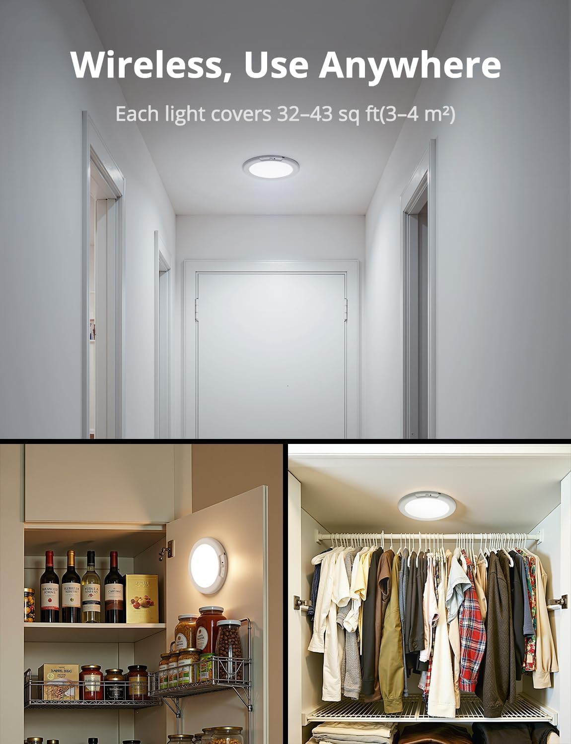 Combuh held in hand to show compact size and versatile placement benefit