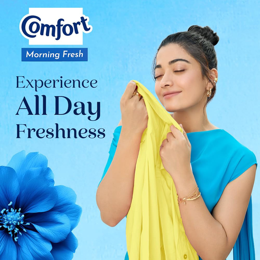 Comfort liquid texture close-up showing smooth formula for fabric softness