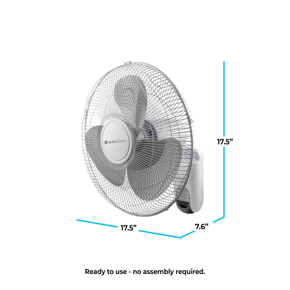 Comfort Zone fan in small home gym demonstrating improved air circulation during workouts
