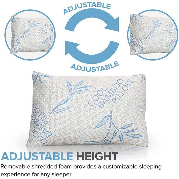 ComfySleep pillow on a made bed illustrating supportive comfort and cooling feel
