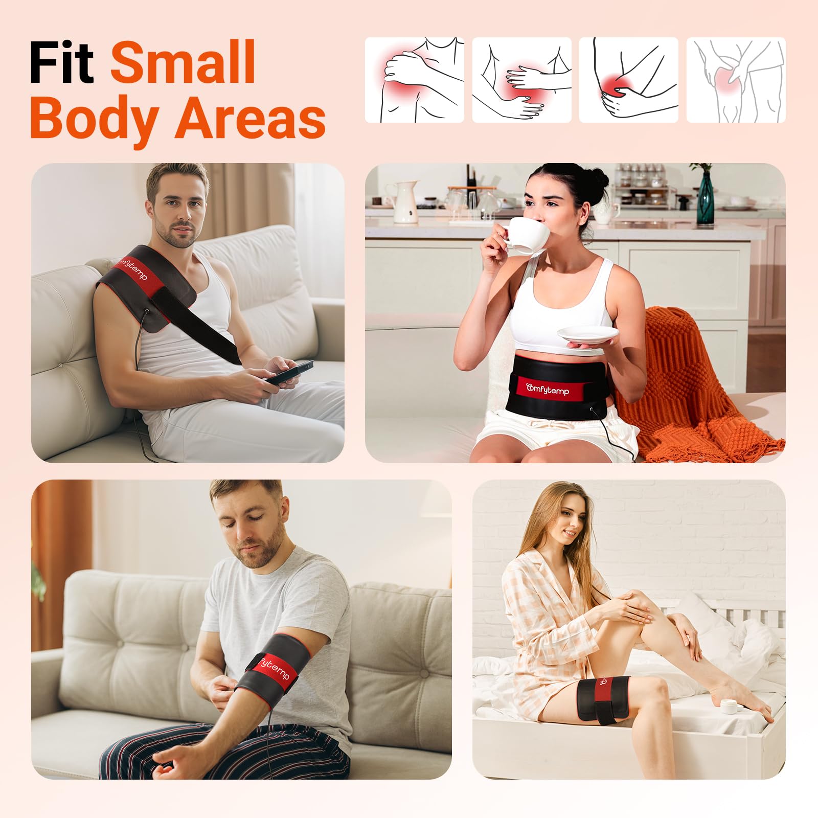 Comfytemp honeycomb fabric close-up highlighting breathable soft-touch comfort