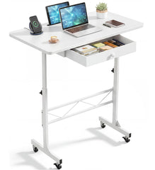 COMHOMA desk front view showing compact, space‑saving design and versatile use