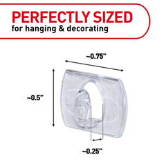 Command clip close-up detail highlighting clear design and discreet hold