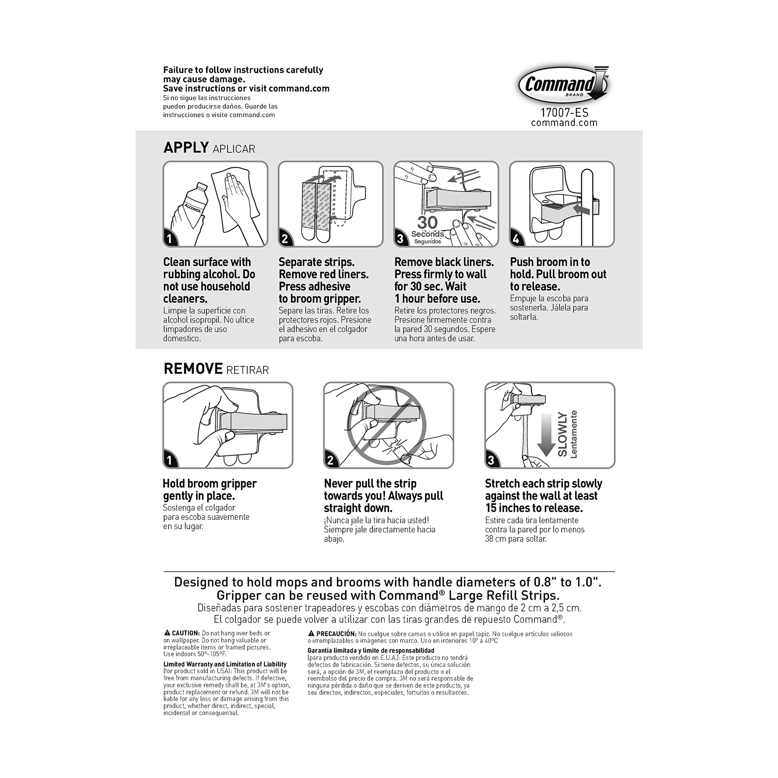 Command product package contents showing included strips and hardware benefit
