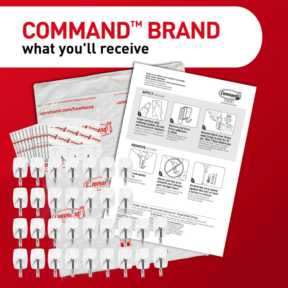 Command close-up of wire toggle detail displaying sturdy hook construction