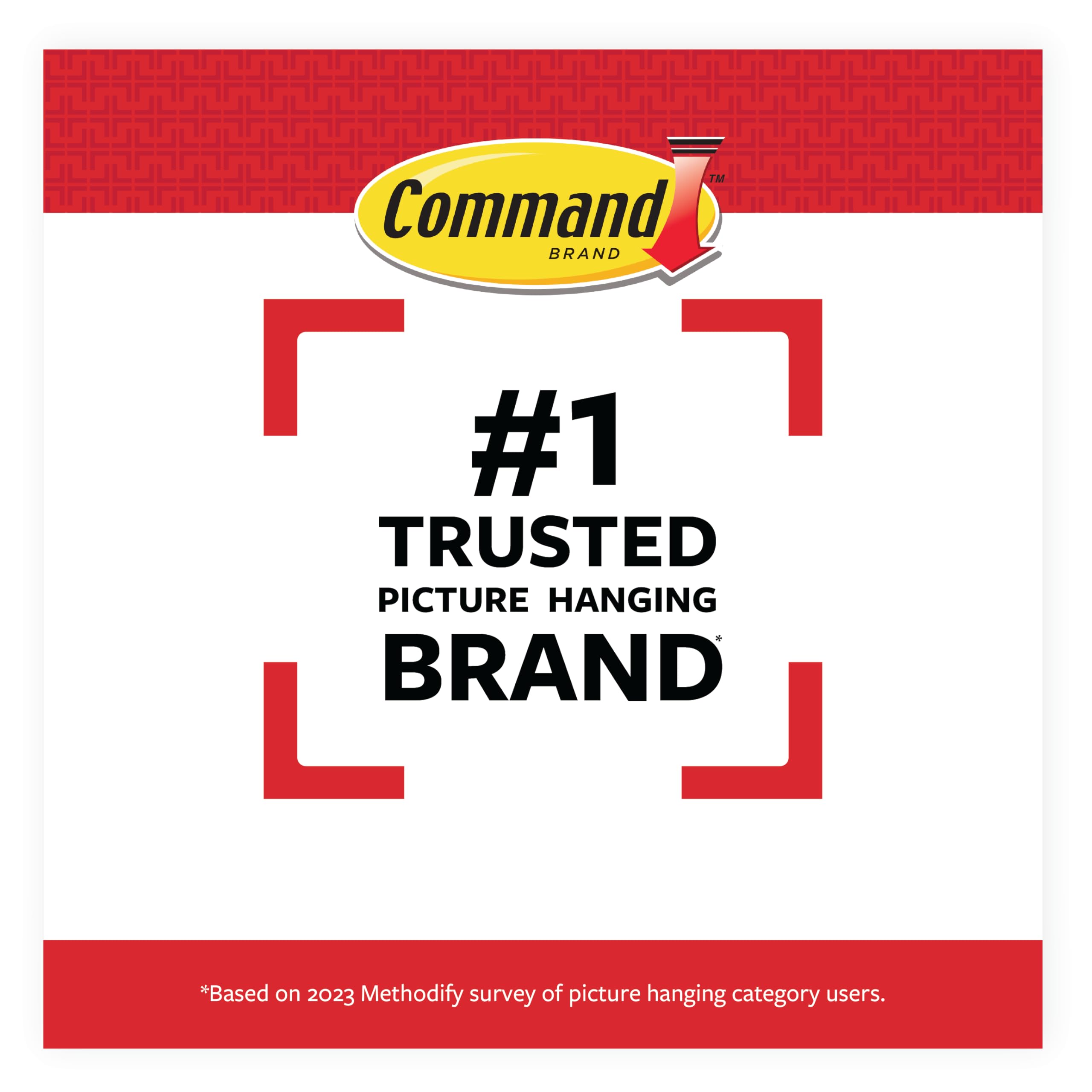 Command product label and specifications highlighting usage tips