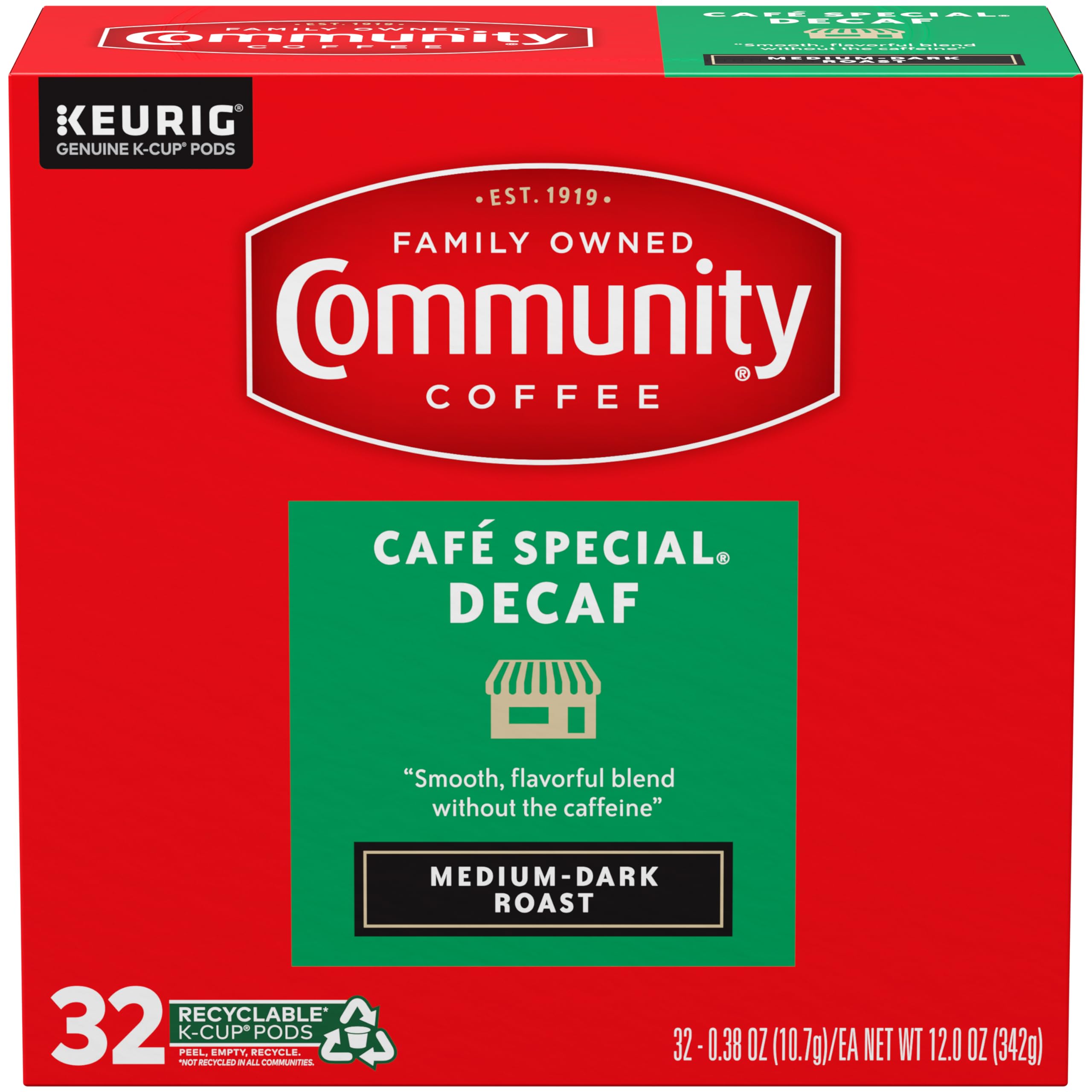 Community Coffee K-Cup close-up highlighting pod convenience and consistent taste