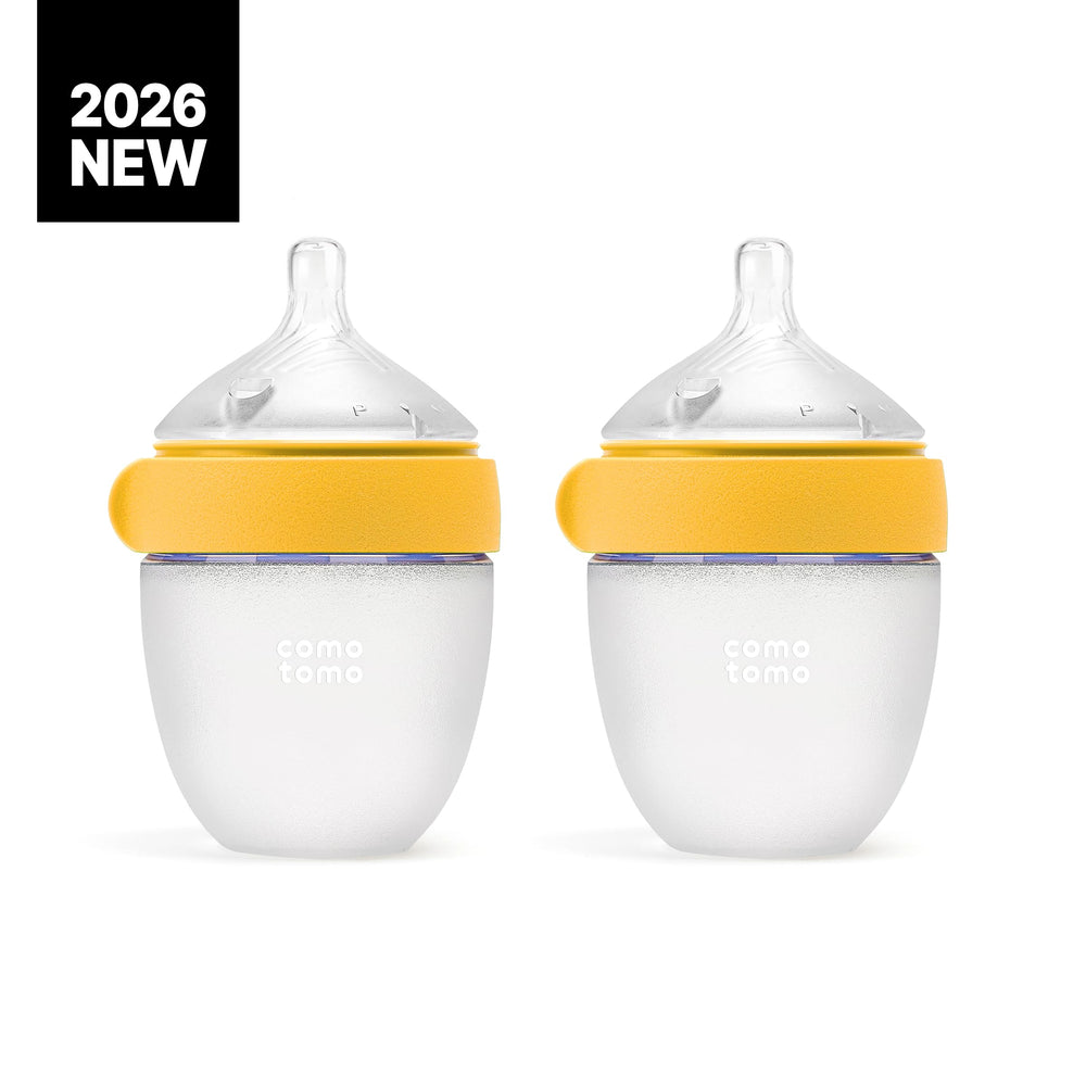 Comotomo close-up of true slow-flow nipple for calm paced feeding