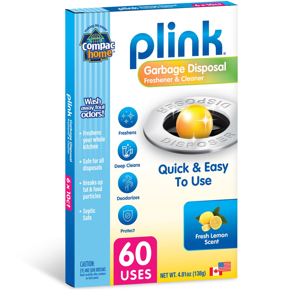 Compac Home Plink septic-safe badge close-up reassuring safe use for home systems